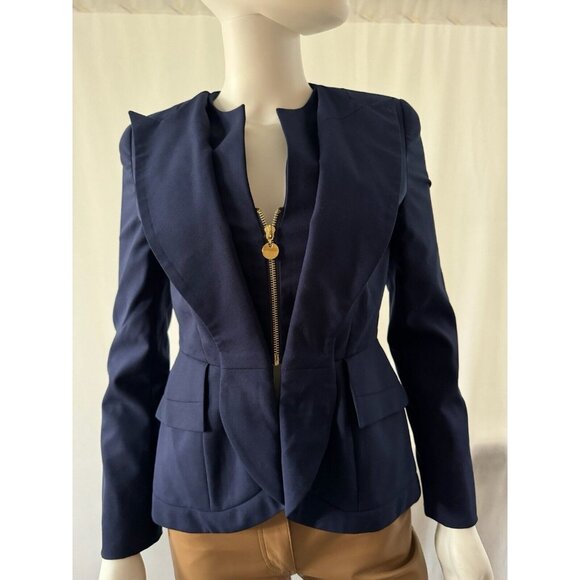 Alvin Valley Jackets & Blazers - Alvin Valley Women's Jacket Blazer Formal Elegant Navy Blue Size M